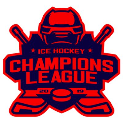 Champions League Ice Hockey logo template Miniatura