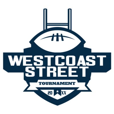 West Coast Street Tournament logo template Miniatura