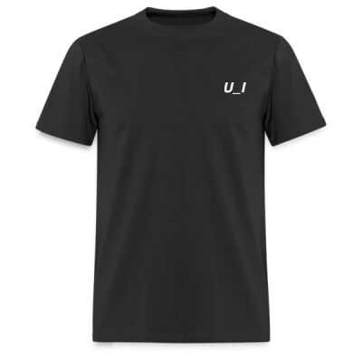 Can't Spell Running Without U &I Black Tee Miniatura